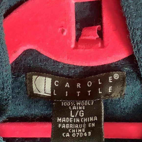 100% wool gorgeous teal color NWOT - Picture 3 of 5